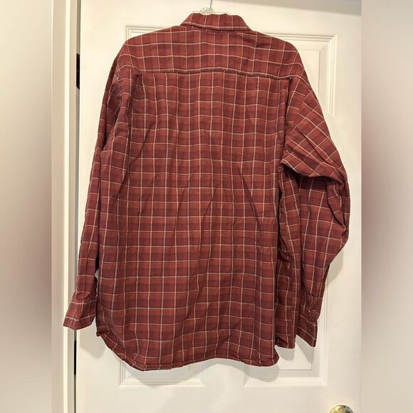 Columbia mens Button Down Long Sleeve Plaid Shirt Size XL - Picture 6 of 7